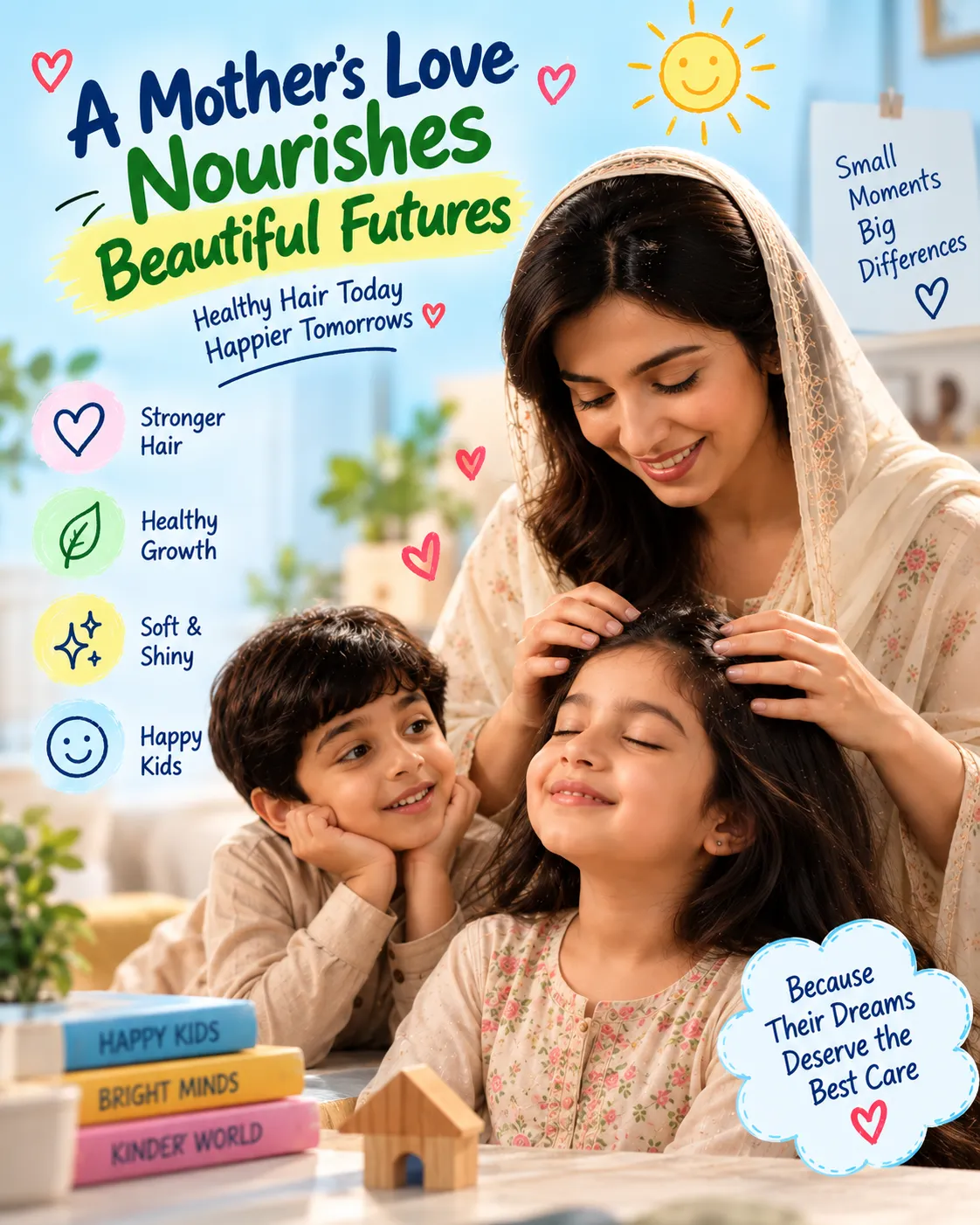 IntelliKIDS | Premium Kids Herbal Hair Oil Showcase