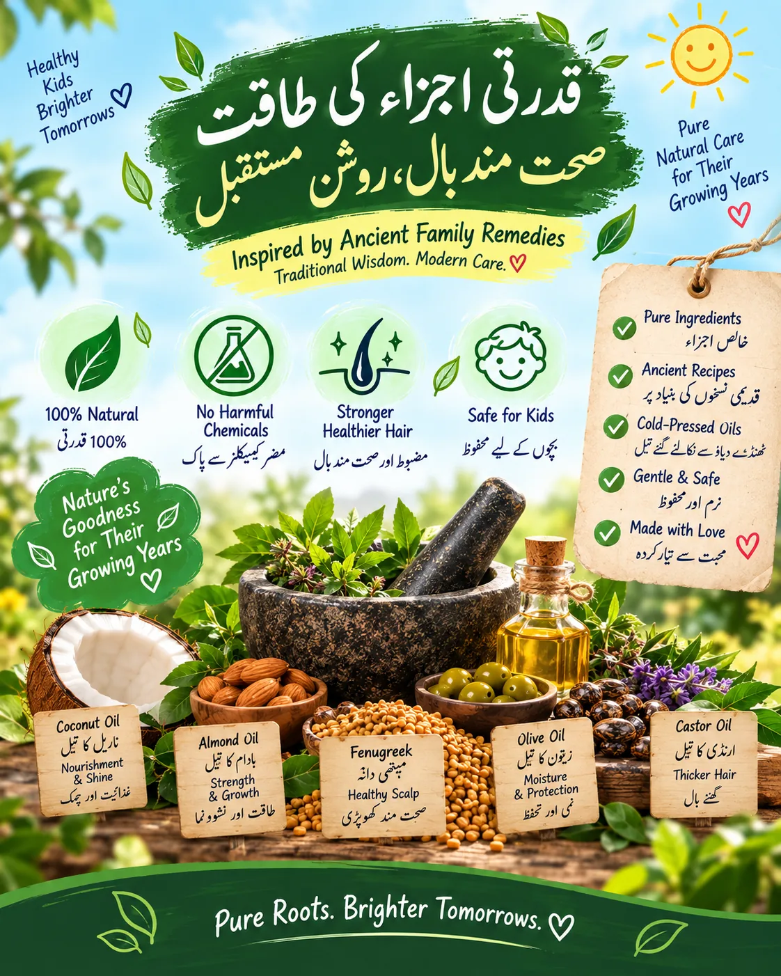 Inspired by Ancient Family Remedies - Traditional wisdom. Modern care.